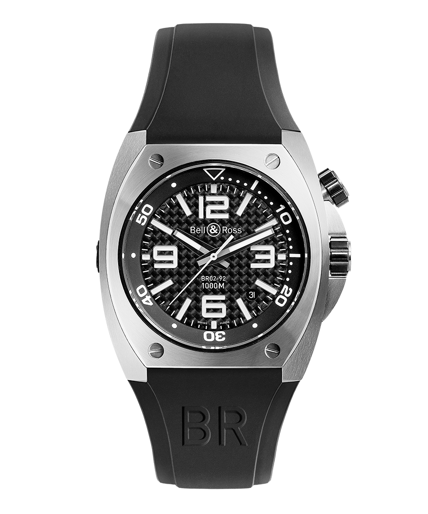■超美品■Bell＆Ross BR02-92 STEEL FIBER 44mm■ BR 02-92 STEEL FIBER – Bell & Ross