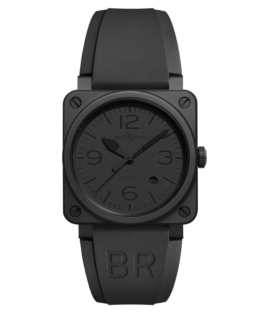 レ*ー様 ベル&ロスBell&Ross BR03-92 ファントム　デイト自動巻 BR 03-92 PHANTOM – Bell & Ross