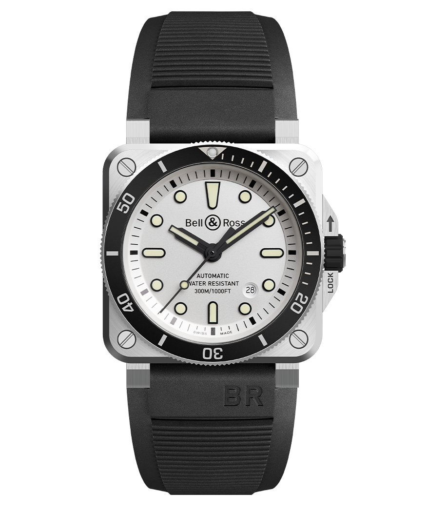 て*し様 ・ベル＆ロス Bell＆Ross BR03-92 DIVER デイト BR-03 Diver White – Bell & Ross