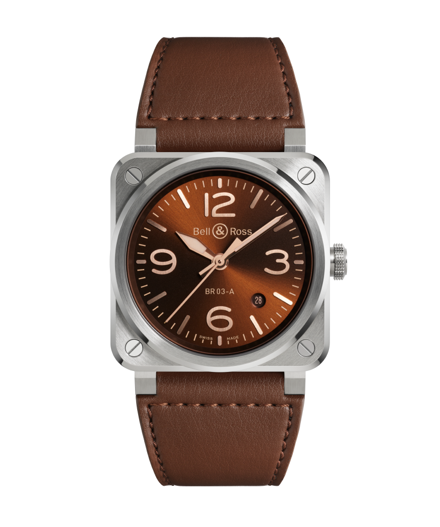 Bell＆Ross ベル＆ロス  BR 03-92 ゴールデンヘリテージ  BR03-92-S  メンズ 腕時計 BR-03 Golden Heritage – Bell & Ross