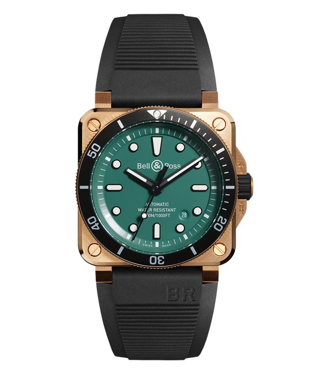 Bell & Ross BR0392-D-LT-BR/SRB