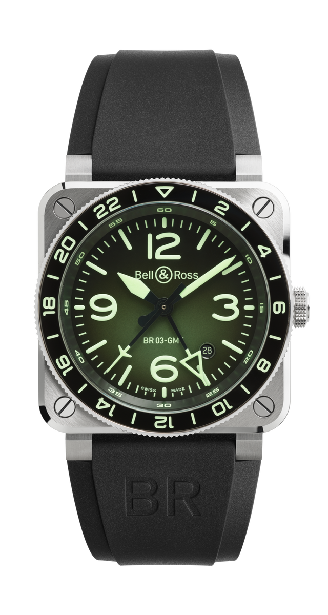 Bell & Ross BR0393-GN-ST/SRB