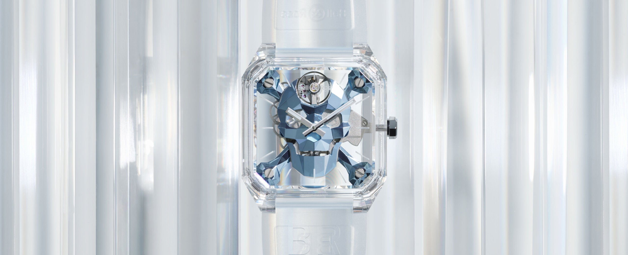 BR-01 Cyber Skull Sapphire Ice Blue – Bell & Ross