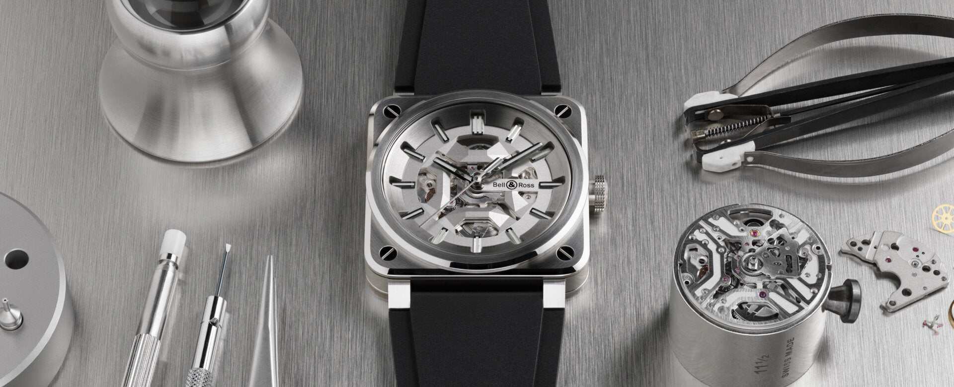 BR-03 Skeleton Grey Steel – Bell & Ross