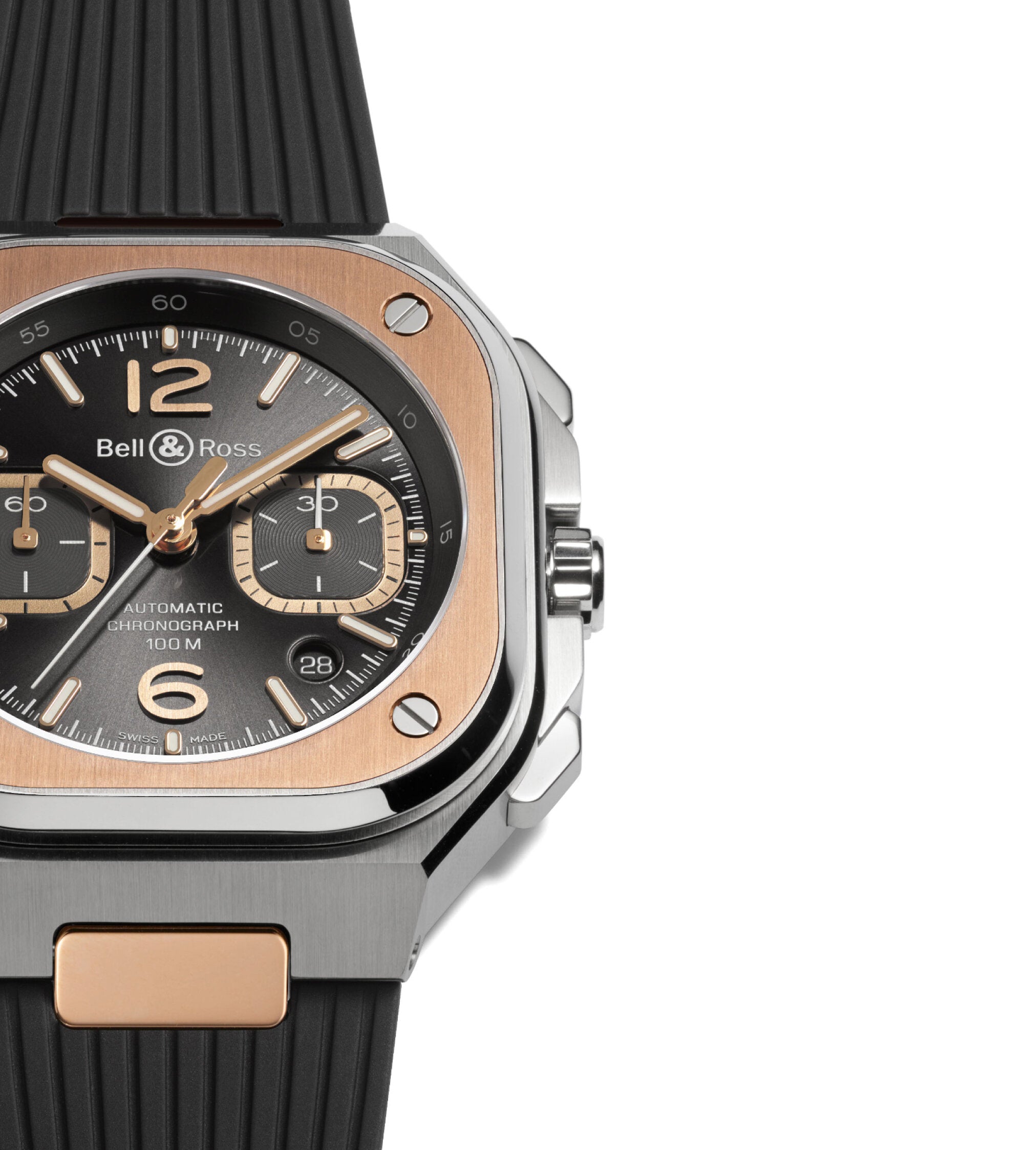 BR-05 Chrono Grey Steel and Gold – Bell & Ross