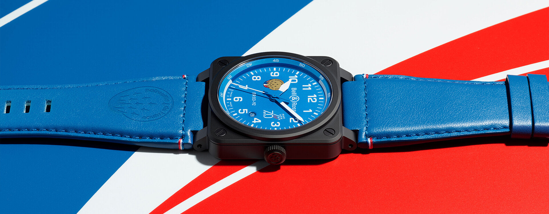 週末限定値段　希少品 フランス BAYARL社タンタンの冒険 置き時計フランス製 BR-03 Patrouille de France 70th Anniversary – Bell & Ross