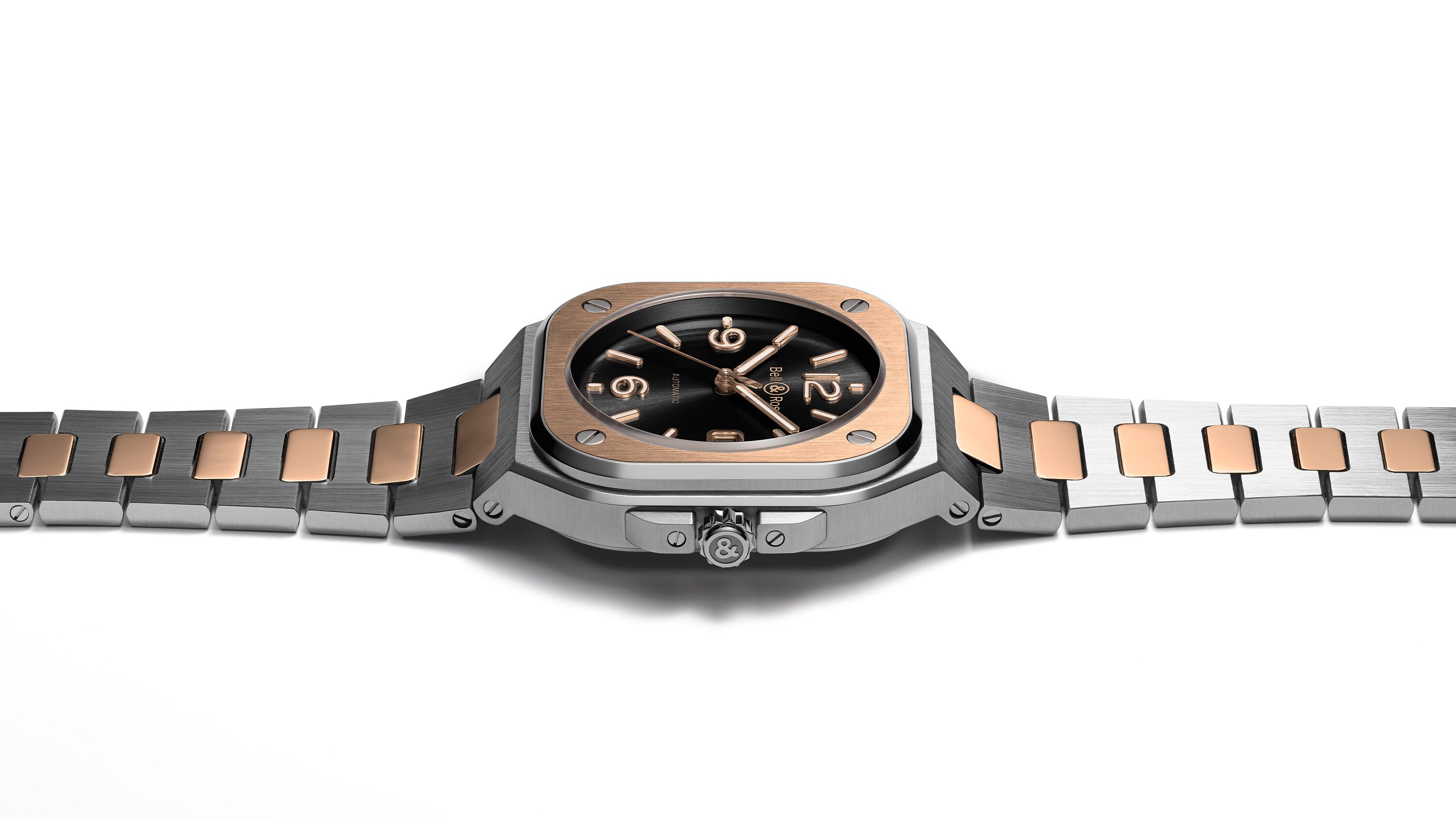 BR-05 Black Steel and Gold – Bell & Ross