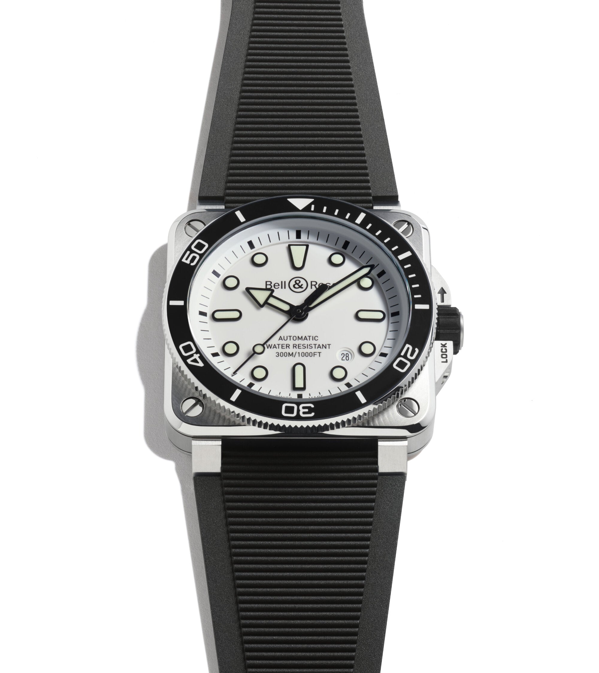Bell & Ross　BR01,BR03用 ラバーベルト　24mm　ホワイト 楽天市場】【ベル&ロス (Bell&Ross)向け】輸入王オリジナル ベルト