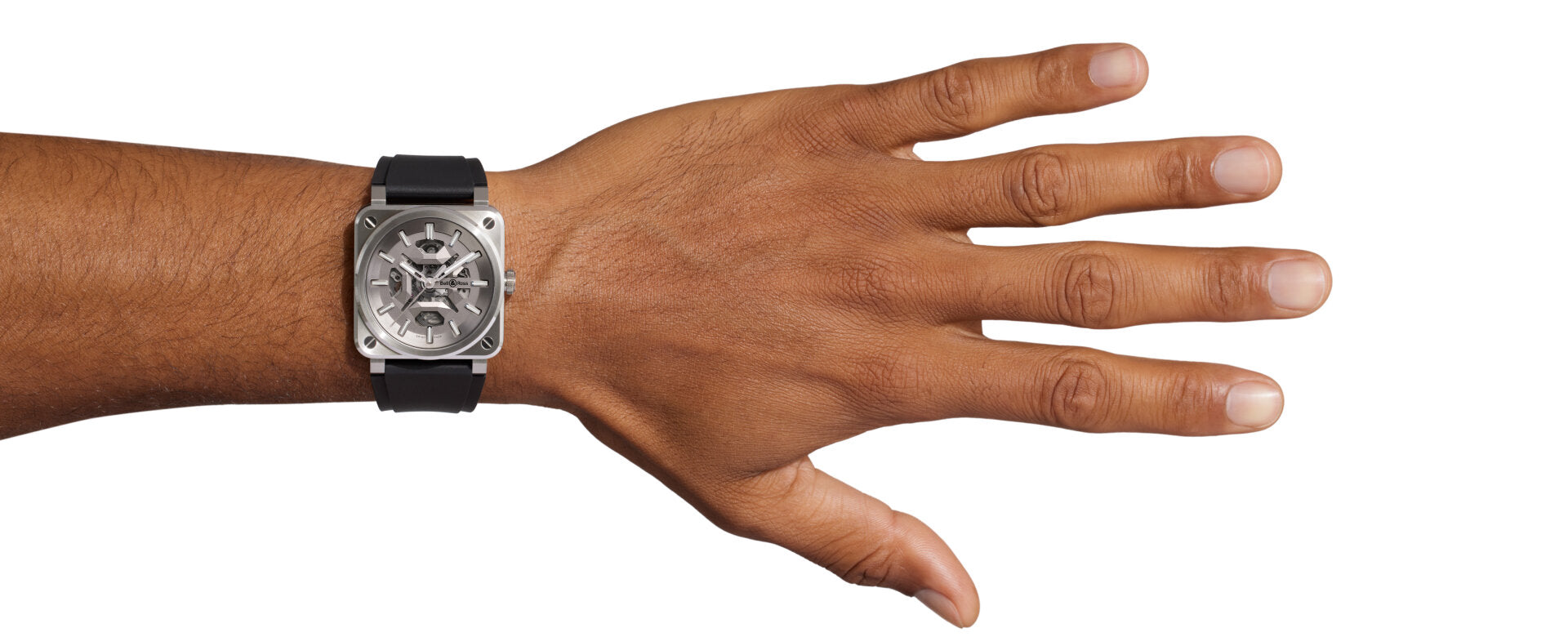 BR-03 Skeleton Grey Steel – Bell & Ross