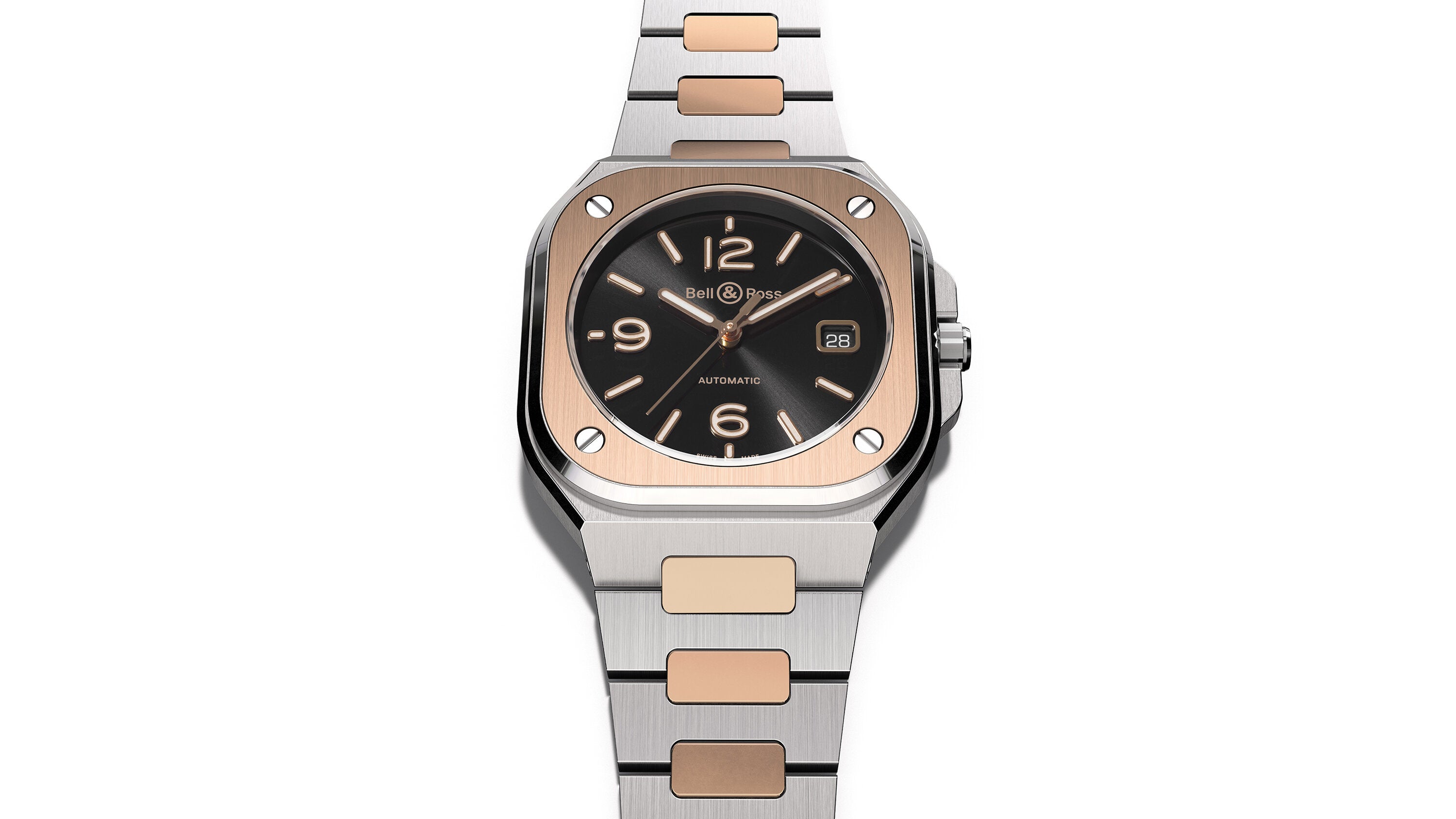 BR-05 Black Steel and Gold – Bell & Ross