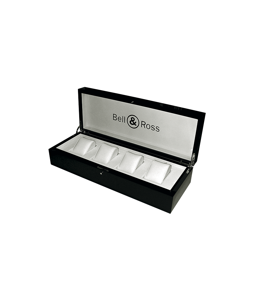 Black lacquered wooden box for four watches – Bell & Ross