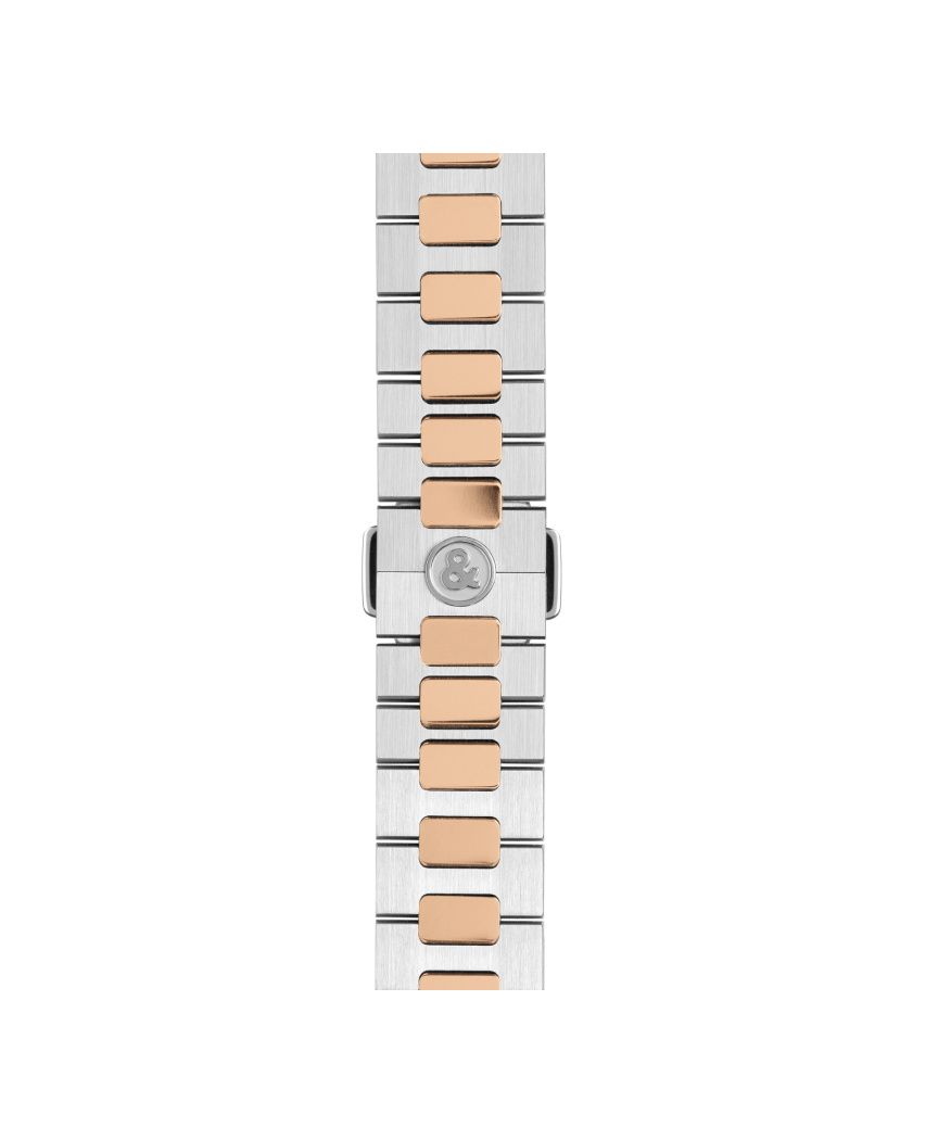 自由　Bell & Ross 純正 BR05 ブレスレットのみ BR-05 AUTO - BR-05 GMT Bracelet en acier et or rose poli-satiné