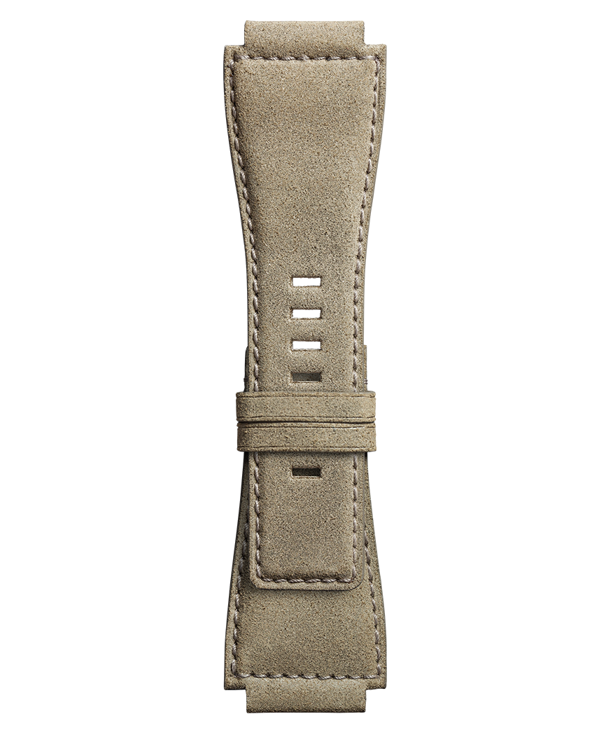 BR-03 - BR-01 - BR-X3 - BR-X1 - 24MM Grey-green calfskin strap