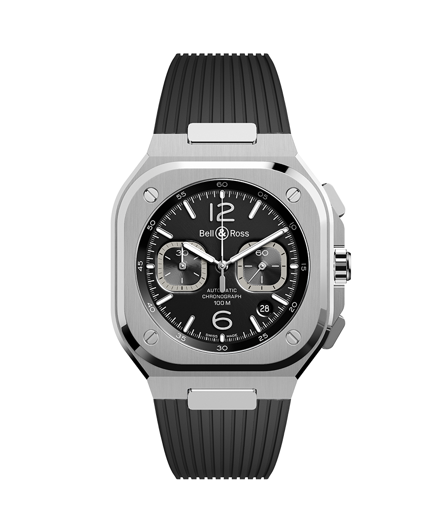⭐️極美品⭐️ベル&ロス◻︎BR 05 CHRONO BLACK STEEL BR-05 Chrono Black Steel – Bell & Ross