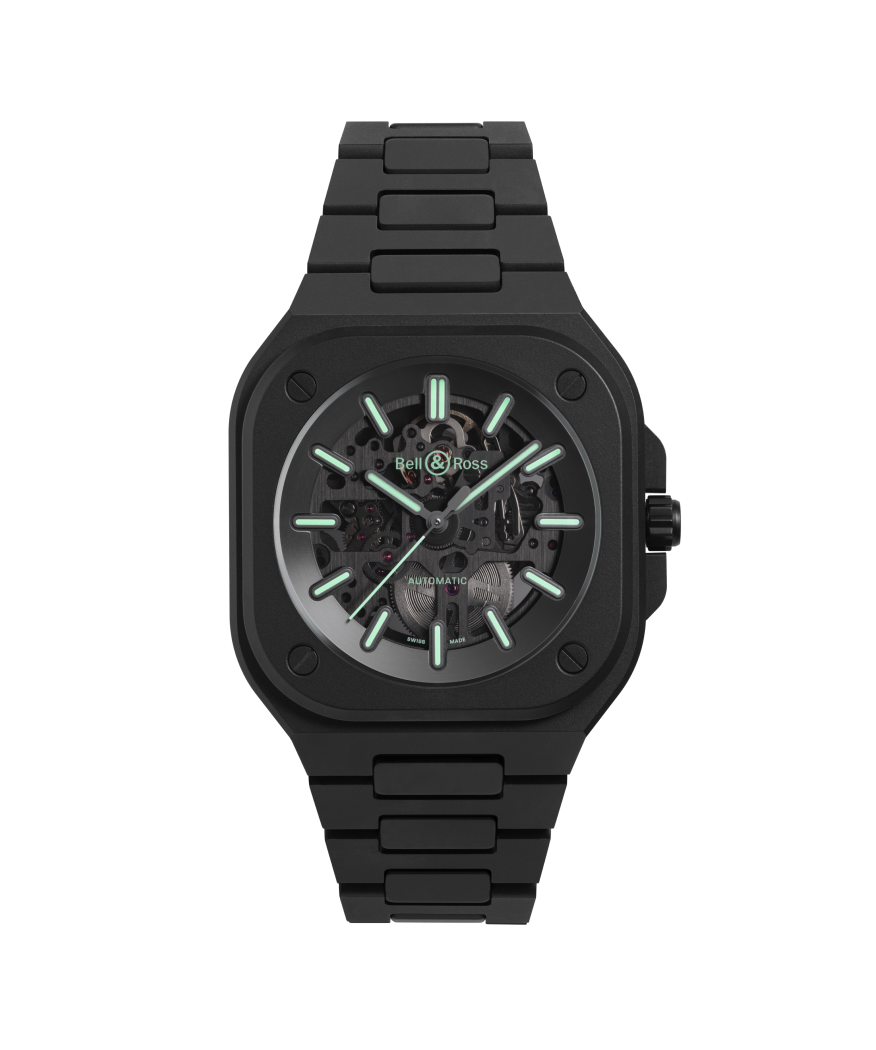 時計 Bell & Ross BR-05 Skeleton Black Ceramic BR-05 Skeleton Black Lum Ceramic – Bell & Ross