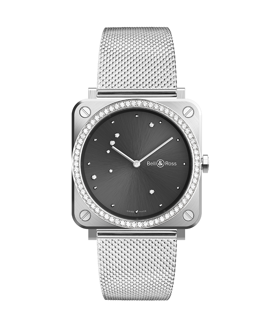 Bell & Ross BRS GREY DIAMOND EAGLE DIAMONDS