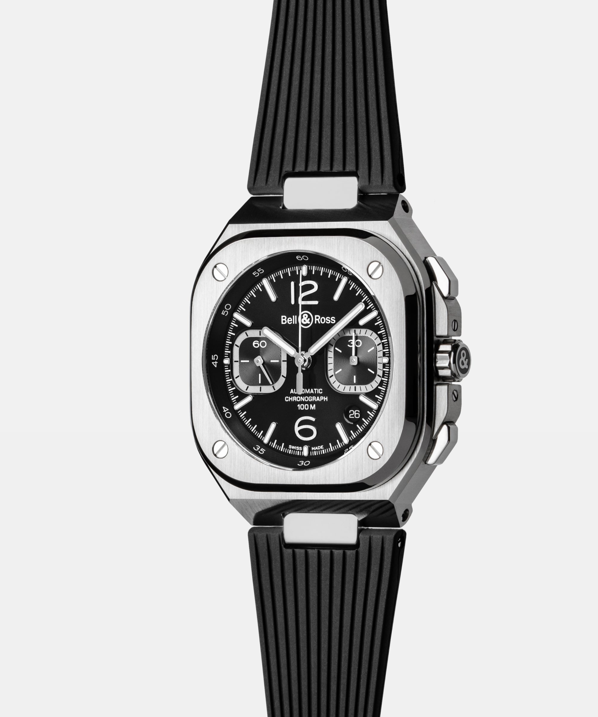 BR-05 Chrono Black Steel – Bell & Ross